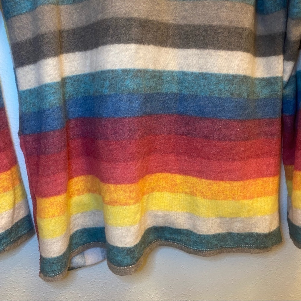 Filly Flair Women’s Multicolored Striped Blouse Size Small - Picture 8 of 8